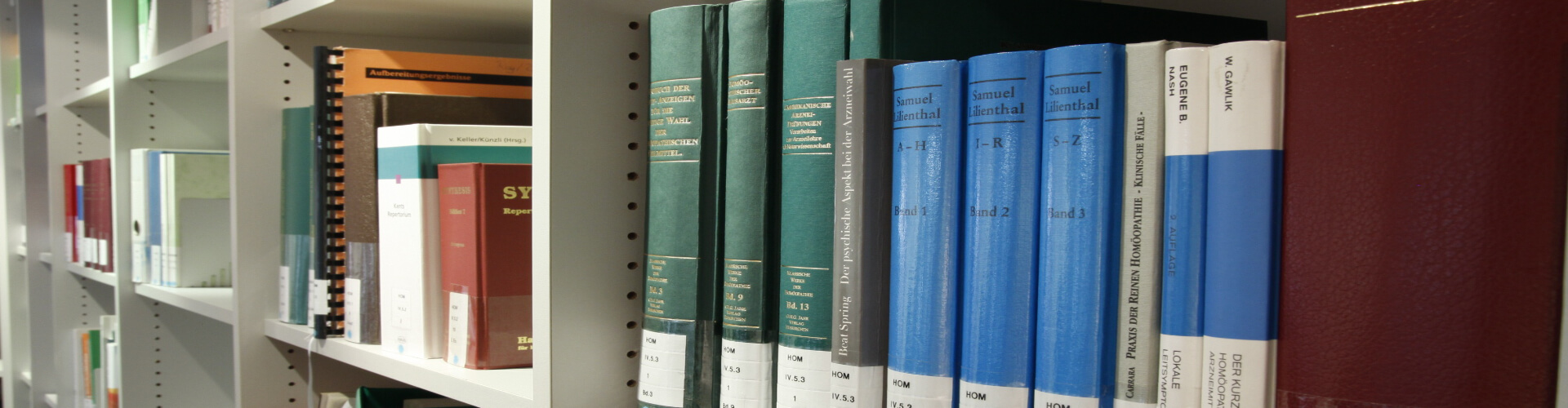 Sach- und Fachbücher in einer Universitäts-Bibliothek, die eine Sachbuch-Übersetzung bzw. Fachbuch-Übersetzung erhalten haben