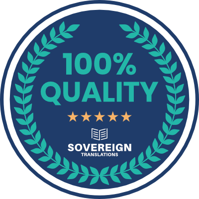 Sovereign Translations seal of quality for a superior online translation